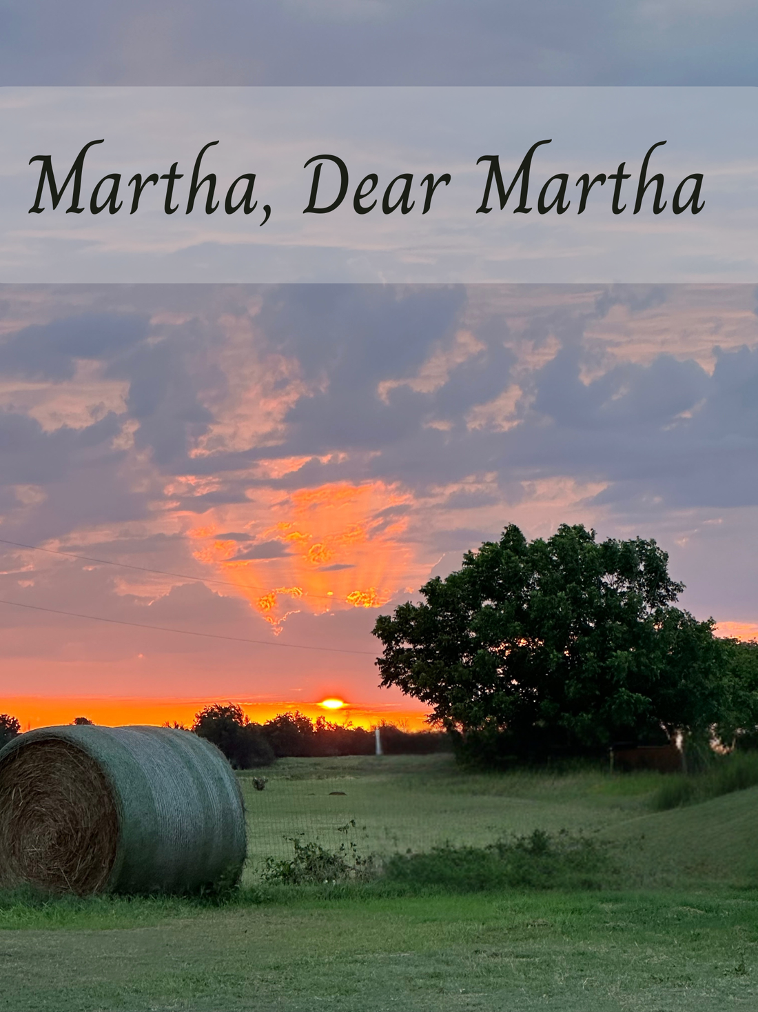 Martha, Dear Martha