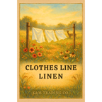 Clothes Line Linen Candle