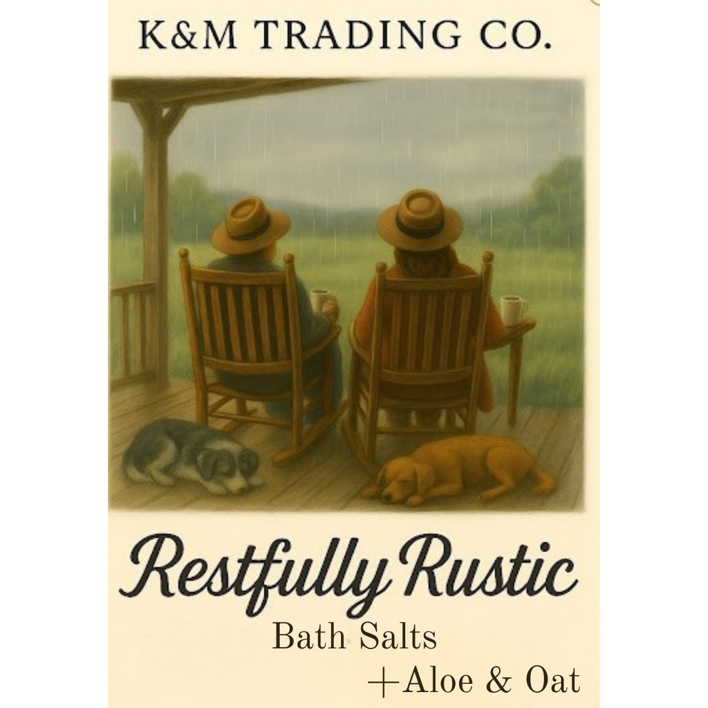 Restfully Rustic Bath Salts + Aloe & Oat