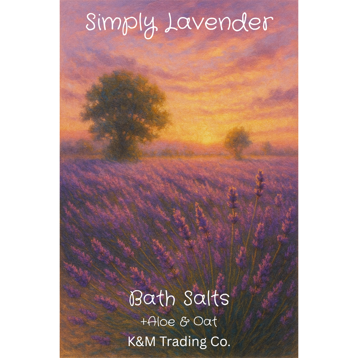Simply Lavender Bath Salts + Aloe & Oat